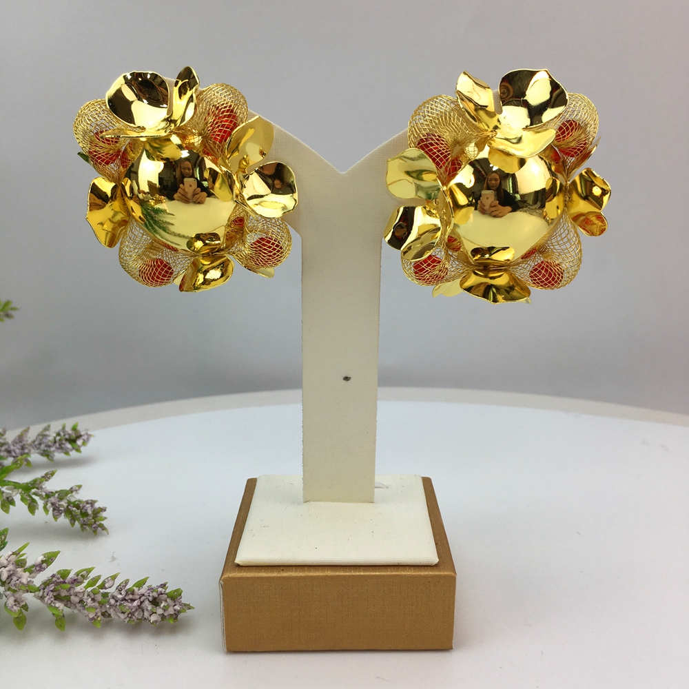 Yuminglai-أقراط فاخرة مطلية با - مراجعة Women Accessories Dubai وسعره
