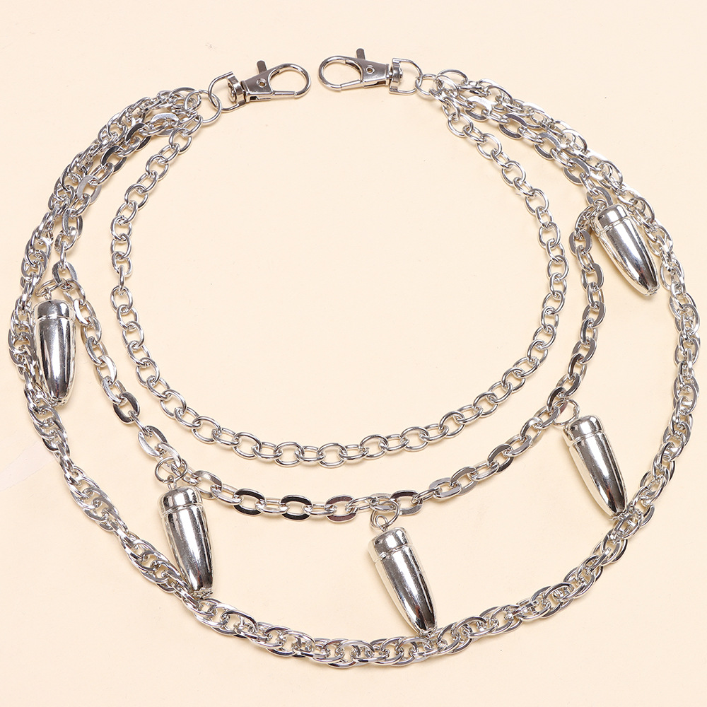 سلاسل معدنية متعددة الطبقات بت - مراجعة Women'S Emo Accessories وسعره