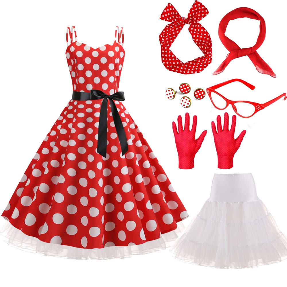 1950s 60s كرنفال زي مجموعة الن - مراجعة Women'S Accessories In The 1950S وسعره