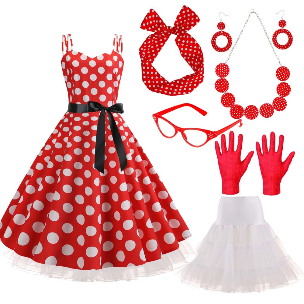 1950s 60s كرنفال زي مجموعة الن - مراجعة Women'S Accessories In The 1950S وسعره