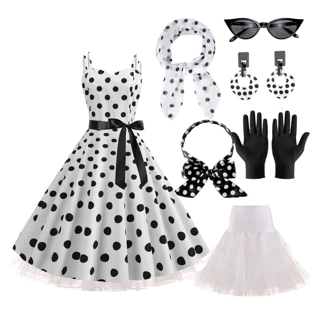 1950s 60s كرنفال زي مجموعة الن - مراجعة Women'S Accessories In The 1950S وسعره