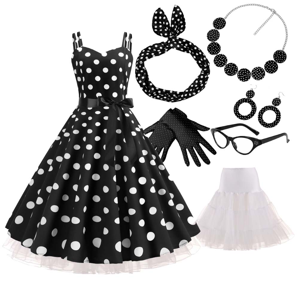 1950s 60s كرنفال زي مجموعة الن - مراجعة Women'S Accessories In The 1950S وسعره
